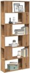 vidaXL Biblioteca/Separator de camera, Stejar artizanal, 80x24x186 cm GartenMobel Dekor (856737) Biblioteca