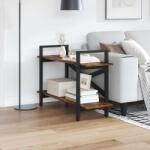 vidaXL Raft pentru carti Stejar fumuriu 100 x 33, 5 x 64 cm GartenMobel Dekor (883954) Biblioteca