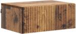 vidaXL Noptiera suspendata din lemn vechi, cu sertar, 49 x 34, 5 x 20 cm (898461)