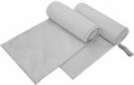 vidaXL Prosoape Sport 2 pcs Gri 200 x 100 cm Poliester si poliamida GartenMobel Dekor (42011471) Prosop