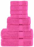 vidaXL Set de prosoape premium SOLUND, 8 piese, roz, 600 g/m2 GartenMobel Dekor (137552) Prosop