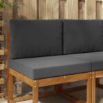 vidaXL Perna pentru canapea de exterior 2 pcs Antracit Poliester GartenMobel Dekor (900710)