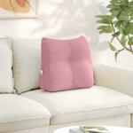 vidaXL Perna pentru spate Roz 45 x 24 x 50 cm Catifea GartenMobel Dekor (42014375)