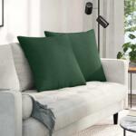 vidaXL Perne pentru canapea 2 pcs Verde închis 80 x 80 cm GartenMobel Dekor (42014080)
