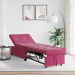 vidaXL Canapea extensibila bordo 67 x 194 x 38 cm Catifea GartenMobel Dekor (42008599) Canapea