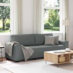 vidaXL Canapea cu 3 locuri, tesatura gri închis, 220x77x82 cm GartenMobel Dekor (4105177) Canapea