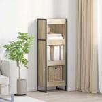 vidaXL Dulap pentru carti Sonoma 80 x 30 x 155 cm Lemn compozit GartenMobel Dekor (886367) Biblioteca