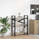 vidaXL Raft pentru carti Stejar Sonoma 100 x 33, 5 x 102 cm GartenMobel Dekor (883947) Biblioteca