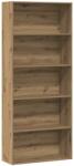 vidaXL Biblioteca, stejar artizanal, 80x30x189 cm, lemn prelucrat GartenMobel Dekor (3314677) Biblioteca