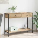 vidaXL Masa de consola cu sertar Stejar Artizanal 100 x 34, 5 x 75 cm GartenMobel Dekor (882242)