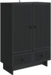 vidaXL Bufet Negru 66 x 34, 5 x 95 cm Lemn prelucrat GartenMobel Dekor (893976) Comoda