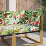 vidaXL Perna pentru canapea de exterior 3 pcs colorat Poliester GartenMobel Dekor (900927)