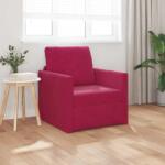 vidaXL Pat canapea Rosu Vin 74 x 77 x 81 cm Catifea GartenMobel Dekor (4106615) Canapea