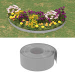 vidaXL Borduri de gradina, 4 buc, gri, 10 m 20 cm, polietilena GartenMobel Dekor (3155454)