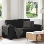 vidaXL Canapea cu 2 locuri, negru, 180x78x84 cm, catifea GartenMobel Dekor (4105025) Canapea