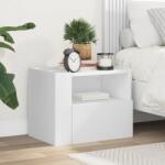 vidaXL Noptiera de perete, alb, 45x30x35 cm GartenMobel Dekor (848311)