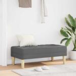 vidaXL banca cu perna Gri închis 113 x 57 x 39 cm tesatura GartenMobel Dekor (42001936)