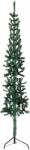 vidaXL Jumatate brad de Craciun subtire cu suport, verde, 180 cm GartenMobel Dekor (344601)