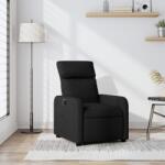 vidaXL Fotoliu rabatabil, negru, material textil GartenMobel Dekor (374167)