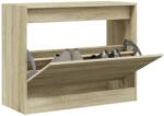 vidaXL Pantofar, stejar sonoma, 80x34x63 cm, lemn prelucrat GartenMobel Dekor (839961) Pantofar