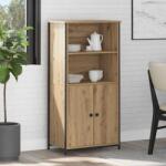 vidaXL Bufet Stejar Artizanal 62 x 36 x 121, 5 cm Lemn compozit GartenMobel Dekor (882255) Comoda
