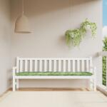 vidaXL Perna banca de gradina, model frunze, 200x50x7 cm, textil GartenMobel Dekor (361656)