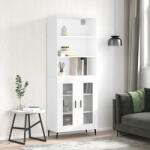 vidaXL Dulap înalt, alb, 69, 5x34x180 cm, lemn compozit GartenMobel Dekor (3189333) Comoda