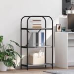 vidaXL Raft pentru carti sonoma gri 60 x 30 x 109 cm Lemn compozit GartenMobel Dekor (879866) Biblioteca