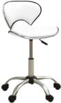 vidaXL Scaun de salon spa, alb, piele ecologica GartenMobel Dekor (323673)