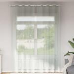 vidaXL Perdele Voile cu Oelii 2 buc Gri deschis 140x300 cm GartenMobel Dekor (4102112)
