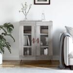 vidaXL Servanta, gri sonoma, 69, 5x34x90 cm, lemn compozit GartenMobel Dekor (827762) Comoda