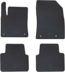 vidaXL Covor pentru masina 4 pcs Negru Cauciuc GartenMobel Dekor (42029150)