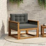 vidaXL Canapea Medie pentru Exterior natural GartenMobel Dekor (3438846) Canapea