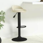 vidaXL Scaun de bar, crem, catifea GartenMobel Dekor (333589)