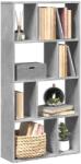 vidaXL Biblioteca, gri beton, 60x20x120 cm, lemn prelucrat GartenMobel Dekor (858150) Biblioteca