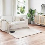 vidaXL Covor din Blana Faux de Iepure Olite Crem 160 x 160 cm GartenMobel Dekor (42021664) Covor