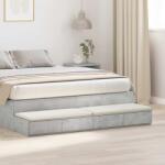 vidaXL Sertare pentru pat cu sertar Gri din beton 135 x 36, 5 x 16, 5 cm GartenMobel Dekor (866990)