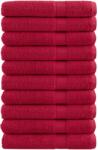 vidaXL Prosoape premium SOLUND 10 buc. rosu 100x200 cm 600 gsm GartenMobel Dekor (137415) Prosop