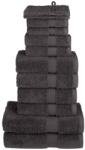 vidaXL Set de prosoape premium SOLUND, 12 piese, antracit, 600 g/m2 GartenMobel Dekor (137571) Prosop