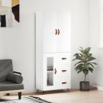 vidaXL Dulap înalt, alb, 69, 5x34x180 cm, lemn compozit GartenMobel Dekor (3195931) Comoda