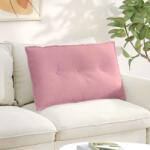 vidaXL Perna pentru spate Roz 80 x 50 cm Tesatura din corduroy GartenMobel Dekor (42014722)