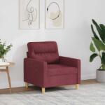 vidaXL Fotoliu canapea, rosu vin, 60 cm, material textil GartenMobel Dekor (359225) Canapea
