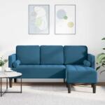 vidaXL Set de canapea cu perna albastru Poliester GartenMobel Dekor (42001934) Canapea