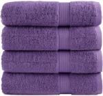 vidaXL Prosoape de dus premium SOLUND 4 buc. violet 70x140 cm 600 gsm GartenMobel Dekor (137357) Prosop