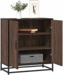 vidaXL Dulap, stejar maro, 68x35x76 cm, lemn prelucrat si metal GartenMobel Dekor (848968) Comoda