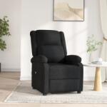 vidaXL Fotoliu rabatabil electric, negru, material textil GartenMobel Dekor (3098355)