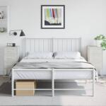 vidaXL Noptiere, 2 buc. , alb, 36x39x78 cm, otel GartenMobel Dekor (846589)