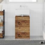 vidaXL Dulap pentru Chiuveta Lemn Vechi 40 x 37 x 59 cm Lemn compozit GartenMobel Dekor (868812)