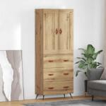 vidaXL Bufet Stejar Artizanal 69, 5 x 34 x 180 cm Lemn compozit GartenMobel Dekor (3416027) Comoda