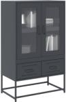 vidaXL Dulap înalt, antracit, 68x39x111, 5 cm, otel GartenMobel Dekor (853364) Comoda